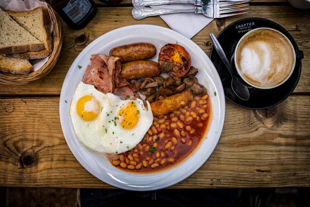 a plate of food